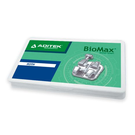 05.04.0390 Bracket Biomax .022 Roth Com Gancho (1 Caso) - Aditek