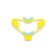 Afastador de Boca com Silicone Amarelo Pequeno Butterfly - Coraldent