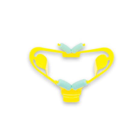 Afastador de Boca com Silicone Amarelo Pequeno Butterfly - Coraldent