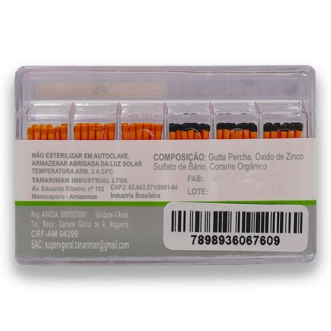 Cone De Guta Pro Universal F4-F5 Com 60 Pontas - Tanari
