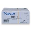 Fio de Sutura Seda 3-0 com Agulha 1,7cm 24Un - Shalon