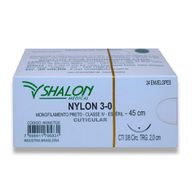 Fio de Sutura Nylon Cuticular Nº 3-0 com Agulha 2,0cm 24Un - Shalon