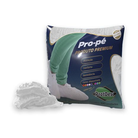 Propé Descartável Branco 30gr com 100 - Protdesc