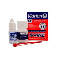 Kit Ionômero de Vidro A2 Vidrion R Plus Pó 10g+Líq 8ml - Ss White