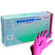 Luva para Procedimento Nitrílica Sem Pó Rosa - Nugard