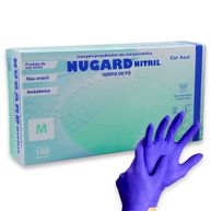 Luva para Procedimento Nitrílica Sem Pó Azul - Nugard