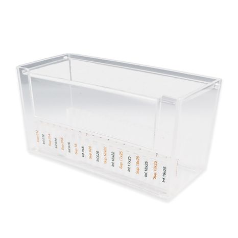 Porta Fio Niti Com Tampa Para 18 Dezenas Cristal - Ortoguaru