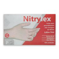 Luva Nitrilo Látex Sem Pó Tamanho P Amarela - Luvix