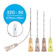 Microcânula Slim 22G-50mm com 10 - Fabinject