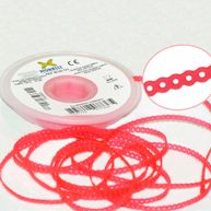 60.05.151 Elástico Corrente Curto Vermelho Cristal - Morelli