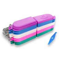 80.04.002 Caixa Para Elástico Ortodôntico Intraoral/extraoral Multicolor - Morelli