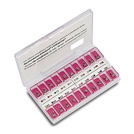 10.19.904 Kit De Bráquetes 01 Caso Prescrição Capelozza Max Padrão I .022 Gancho Canino/Presa - Morelli