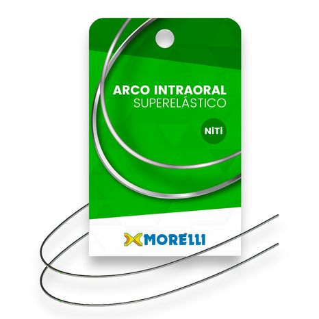 50.82.011 Arco Intraoral Superelástico Pequeno Niti Retangular 0,40x0,55mm - Morelli