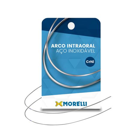 50.70.003 Arco Intraoral Inferior Crni Redondo 0,45mm (.018") - Morelli