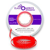 Elastômeros Corrente 1,5m Vermelho Cristal - Orthometric