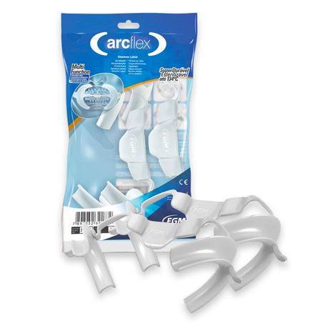 Afastador Labial Autoclavável Arcflex com 2 Tam M e G - FGM