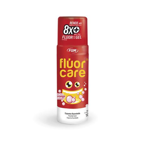 Flúor Care Espuma Morango Acidulado 100ml - Fgm