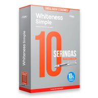 Clareador Whiteness Simple 10% com 10 Seringas De 3g - Fgm
