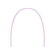 Arco Niti Cosmético Rosa 0.16 Inferior - Tecnident