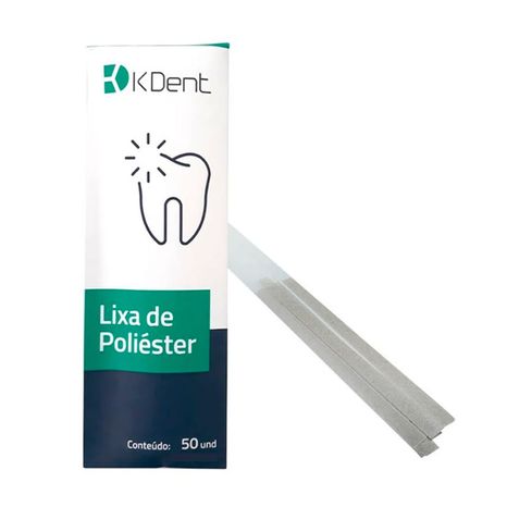 Tira de Poliéster Para Resina 50 Unidades (Transparente) - K Dent