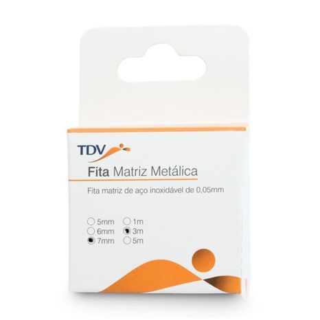 Fita Banda Matriz Metálica 7mm-3mts - TDV