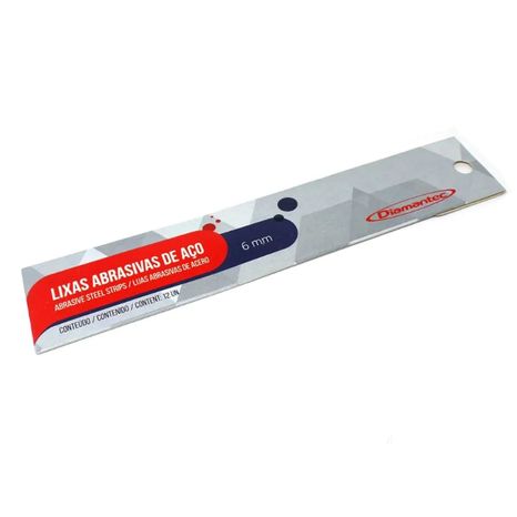 Tira de Aco 6mm Com 12 Unidades - Diamantec
