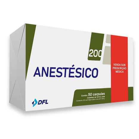 Anestésico Articaine 4% 1:200 com 50 unidades - Nova Dfl