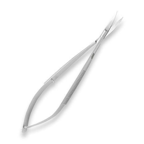 Tesoura Castroviejo 11cm Curva Com Serrilha - Golgran