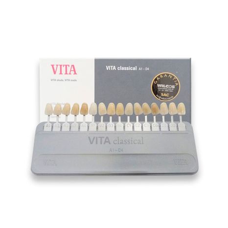 Escala de Cores de Dentes Vitapan Classical A1 a D4 - Wilcos