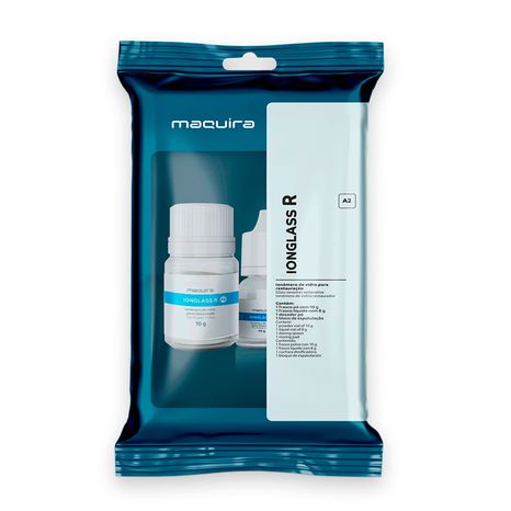 Kit Ionomero de Vidro Ionglass R  A2 Pó 10g + Líq 8ml - Maquira