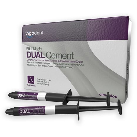 Cimento Resinoso Fill Magic Dual Cement Kit - Vigodent
