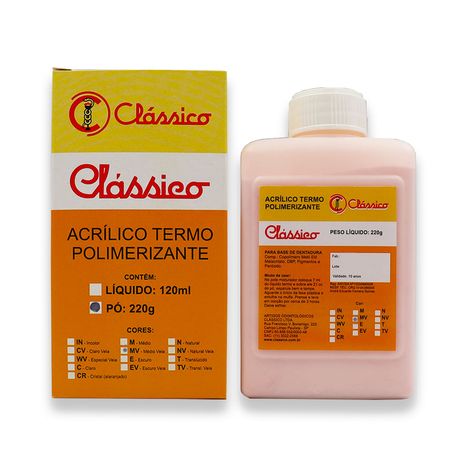 Clássico Pó Rosa Médio Veia 220g - Clássico