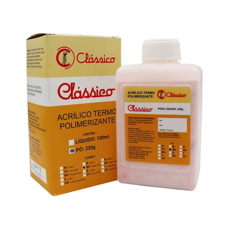 Clássico Pó Rosa Médio Veia 220g - Clássico