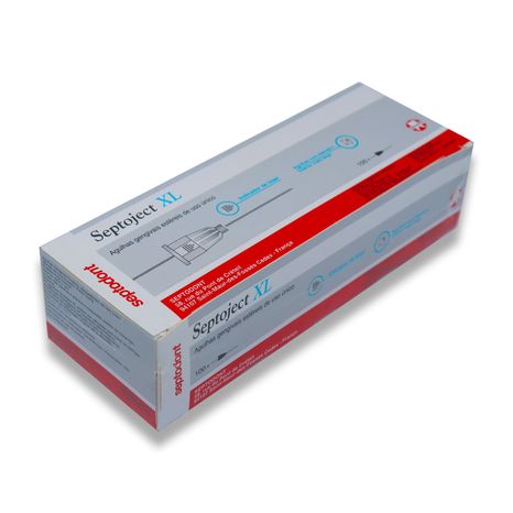 Agulha Gengival Septoject Xl Curta 30g 0,30" X 23" - Septodont