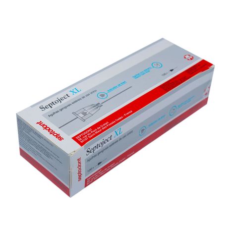 Agulha Gengival Septoject Xl Curta 30g 0,30" X 23" - Septodont