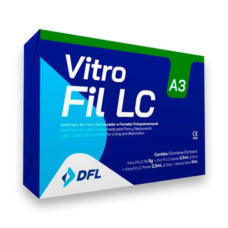 Ionômero De Vidro Restaurador Kit Vitro Fil Lc A3 - Nova Dfl