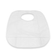 Babador Plástico Branco Adulto com 1 - Jon