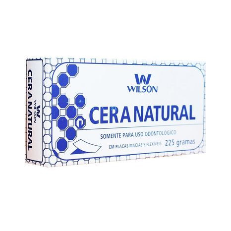 Cera Branca Natural Wilson Com 225g Fina - Polidental