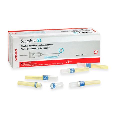 Agulha Gengival Septoject XL Longa 27g 0,40x30 - Septodont
