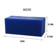 Cera Para Escultura Macro Azul Macia Com 12 Blocos - Lysanda