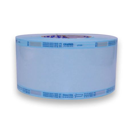 Rolo Para Esterilização Termo Selante 8Cmx100M - Cipamed