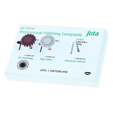 Polidores Kit Professional Polishing Composite 1921P + 1 Ponta Diamantada 4138 Gratis - Jota