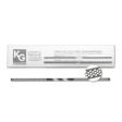 Tira de Lixa de Aço Inox Diamantada Colmeia Média 4x150mm com 6 - KG Sorensen