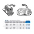 20.12.2146 Tubos Advanced Mbt 0,022 Kit com 200 Colagem Simples - Orthometric