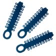 60.06.164 Elástico Ligadura Modular Antimicrobiano Azul Petróleo com 500 - Morelli