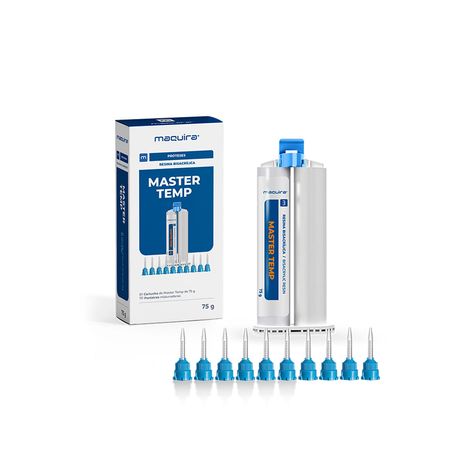 Resina Bisacrílica Master Temp A3 75g + 10 ponteiras - Maquira