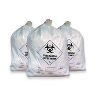 Saco para Lixo Infectante Branco 30L com 100 - AFP