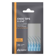 Ponta Endo Tips 0.014 com 20 Unidades Ref.811 - Angelus