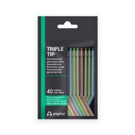Ponta Descartável Triple Tips Com 40 - Angelus