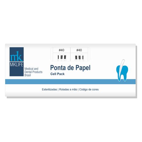Ponta de Papel Absorvente Cellpack N° 15-40 - MK Life